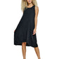 Boho Vintage Washed Crinkle Dress