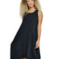 Boho Vintage Washed Crinkle Dress