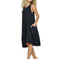 Boho Vintage Washed Crinkle Dress