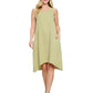 Boho Vintage Washed Crinkle Dress