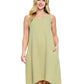 Boho Vintage Washed Crinkle Dress