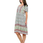 Dress Floral Pattern With Pockets