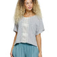 Boho Top Loose Fit Lace Detail