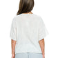 Boho Top Loose Fit Lace Detail