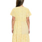 Dress Tiered Eyelet Fabric Tassels