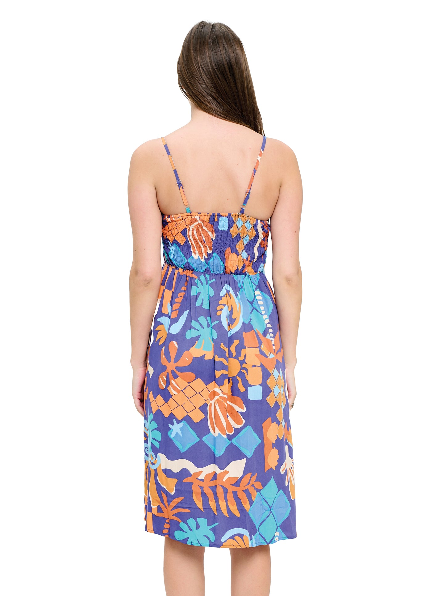 Jumpsuit Denim Print Patchwork