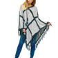 Poncho Patchwork Bohemian Vibe Crochet Details