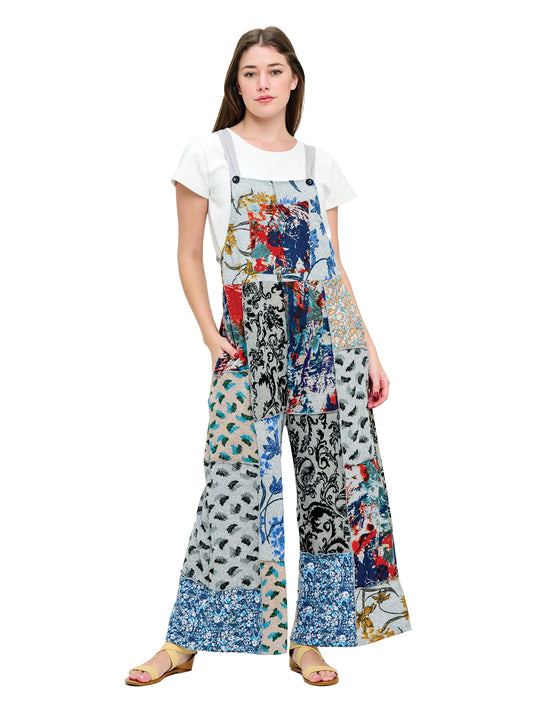 Overall Hippie Floral Multipatch