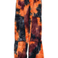 Palazzo Pants Boho Patchwork Ruffled Tie Dye