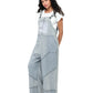 Overall Patchwork Free Spirit Waffle Knit