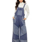 Overall Patchwork Free Spirit Waffle Knit