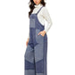 Overall Patchwork Free Spirit Waffle Knit