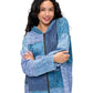 Zip-up Hoodie Boho Patchwork