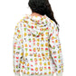 Zip-up Hoodie Christmas Emoji Print