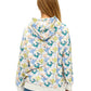 Zip-up Hoodie Desert Cactus Floral Print