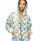 Zip-up Hoodie Desert Cactus Floral Print