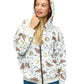 Zip-up Hoodie Whimsical Celestial Print