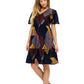 Dress Floral Retro Vibe Patchwork