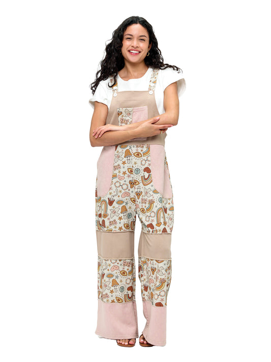 Overall Patchwork Boho Whimsical Prints