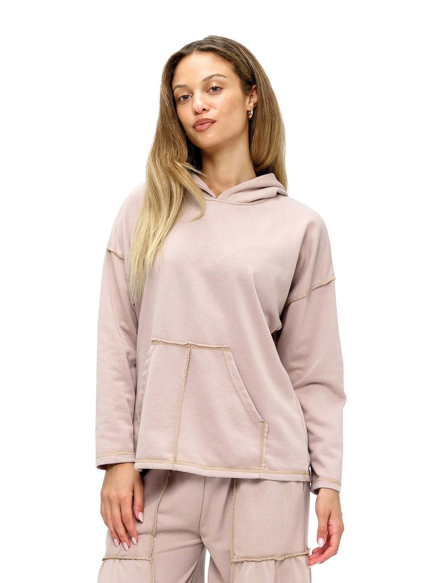 Hoodie Boho Casual Vintage Washed