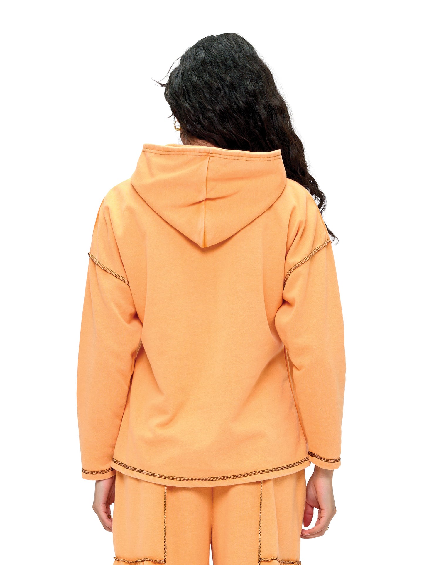 Hoodie Boho Casual Vintage Washed