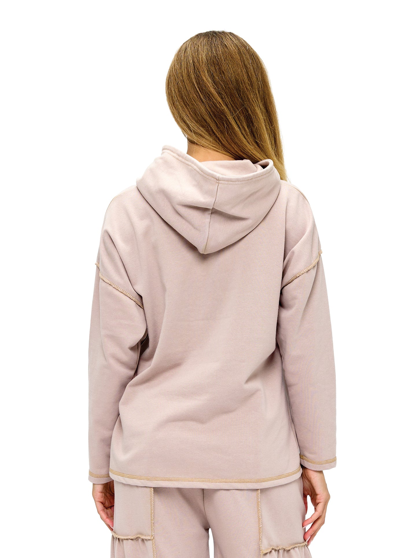 Hoodie Boho Casual Vintage Washed