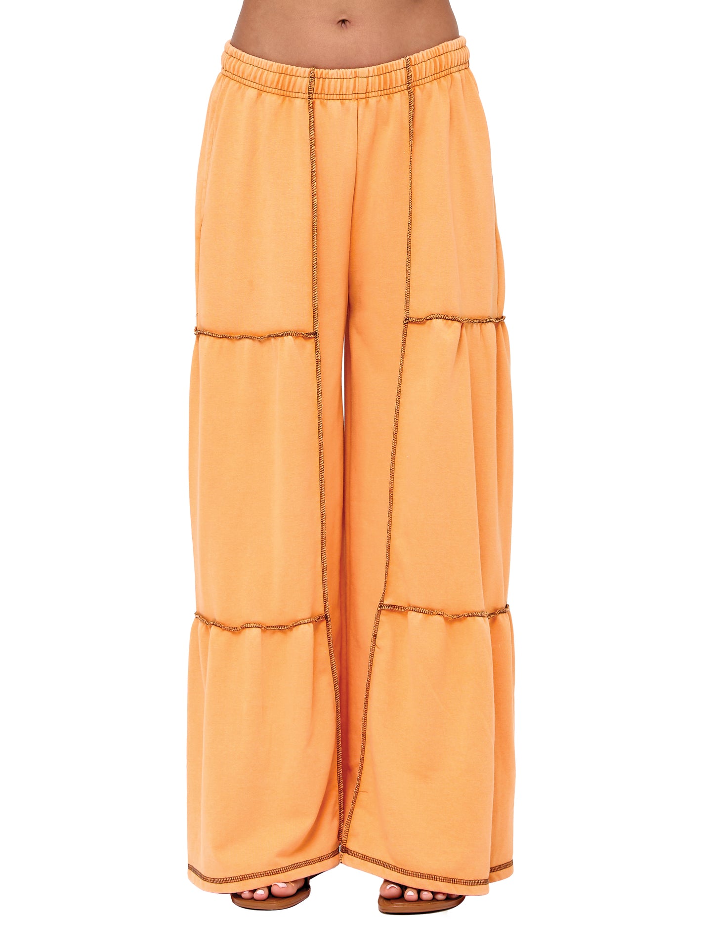 Palazzo Pants Boho Patchwork Vintage Washed