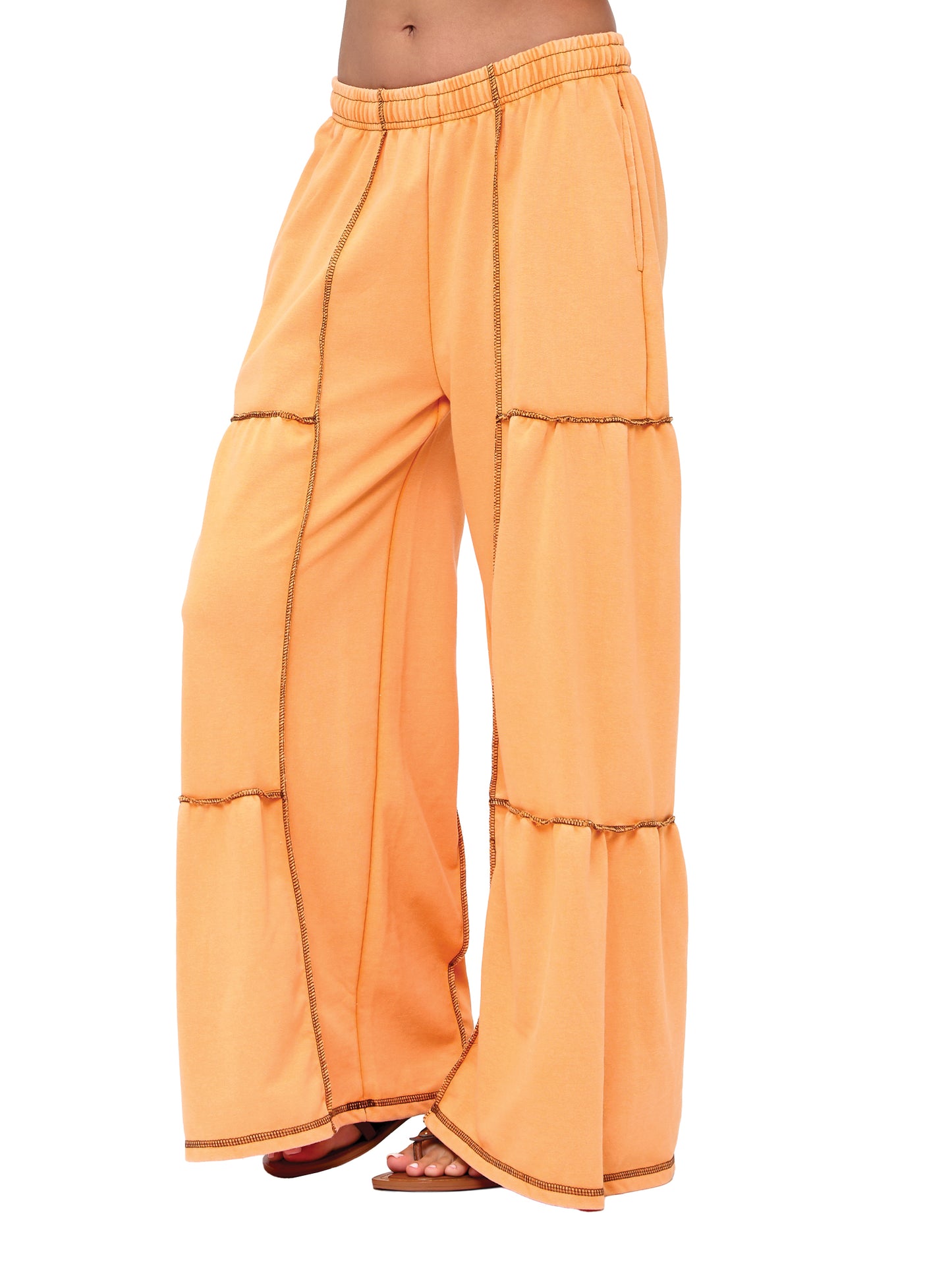 Palazzo Pants Boho Patchwork Vintage Washed