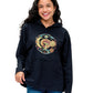 Hoodie Boho Whimsical Mushroom Sun Moon Print