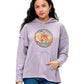 Hoodie Boho Whimsical Mushroom Sun Moon Print