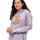 Hoodie Boho Whimsical Mushroom Sun Moon Print