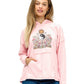 Hoodie Boho Celestial Mushroom Yin Yang Print