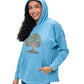Hoodie Blossom Earthy Tree of Life Print
