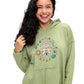Hoodie Celestial Hamsa Protective Evil Eye  Print