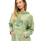 Hoodie Whimsical Tree of Life Sun Moon Print