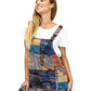 Overall Patchwork Colorblock Crochet Print