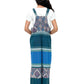 Overall Bohemian Gheri Fabric Stripe Patchwork