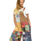 Overall Colorful Hippie Boho Floral Patchwork