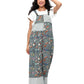 Overall Patchwork Boho Mushroom Print