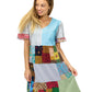 Dress Floral Bohemian Vibe Patchwork