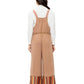 Overall Boho Ruffled Zig Zag Patches