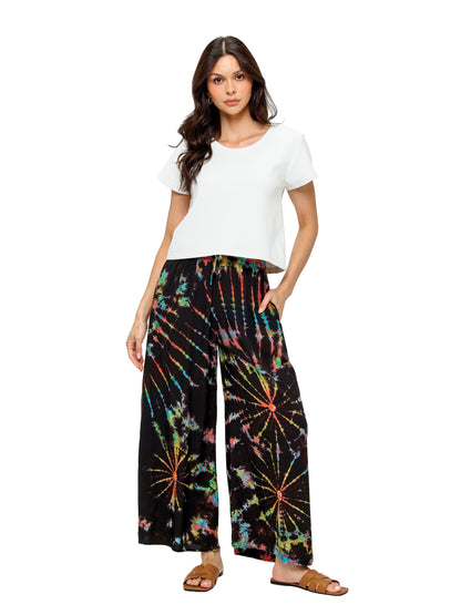 Pants Boho Tie Dye Wide Leg