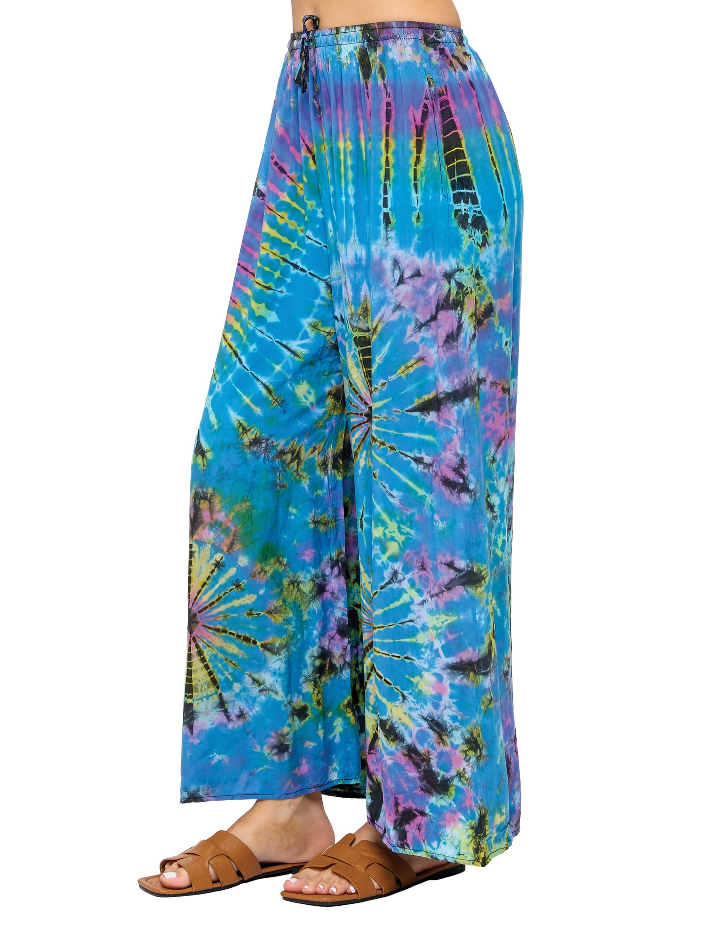 Pants Boho Tie Dye Wide Leg