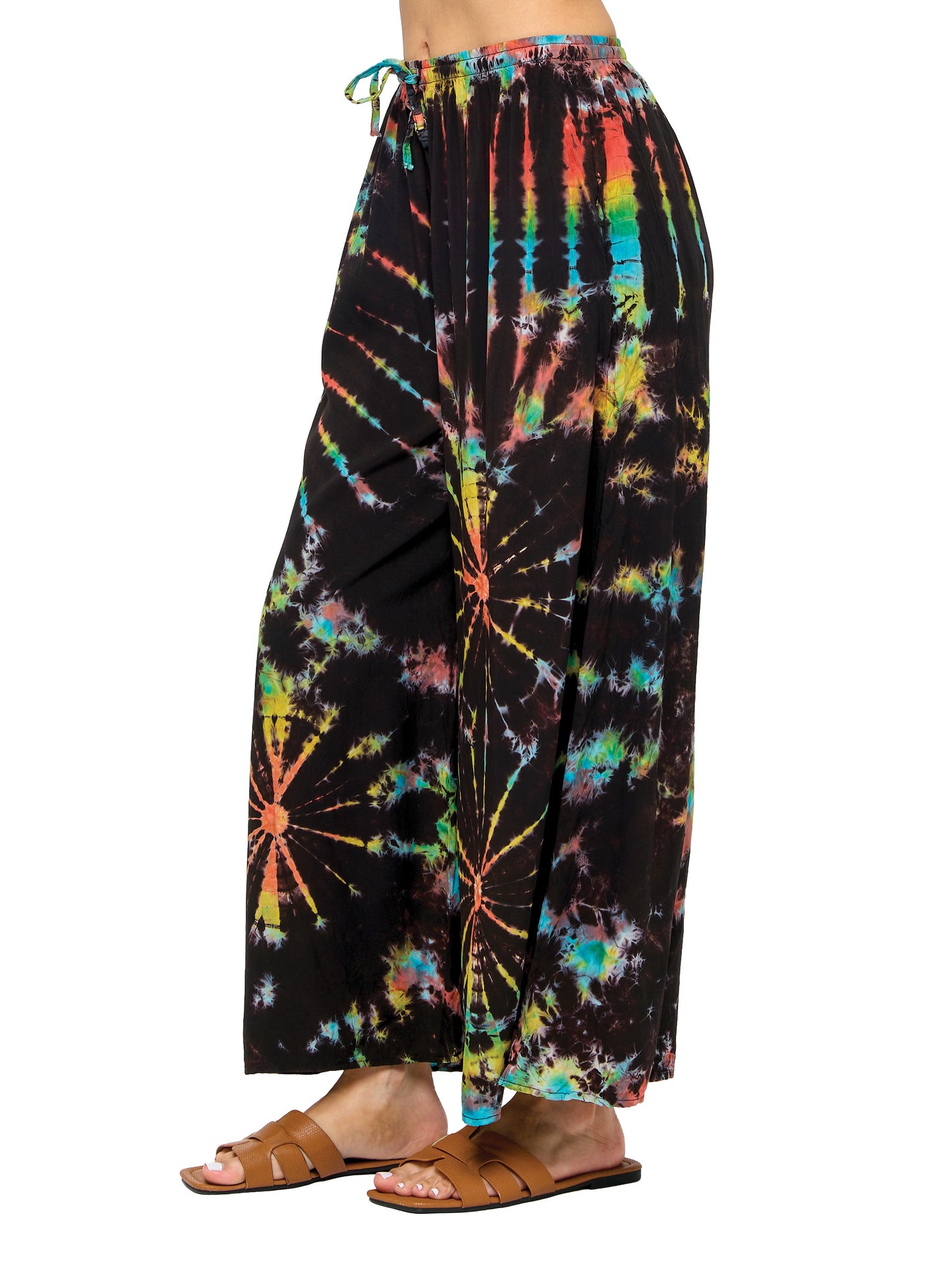 Pants Boho Tie Dye Wide Leg