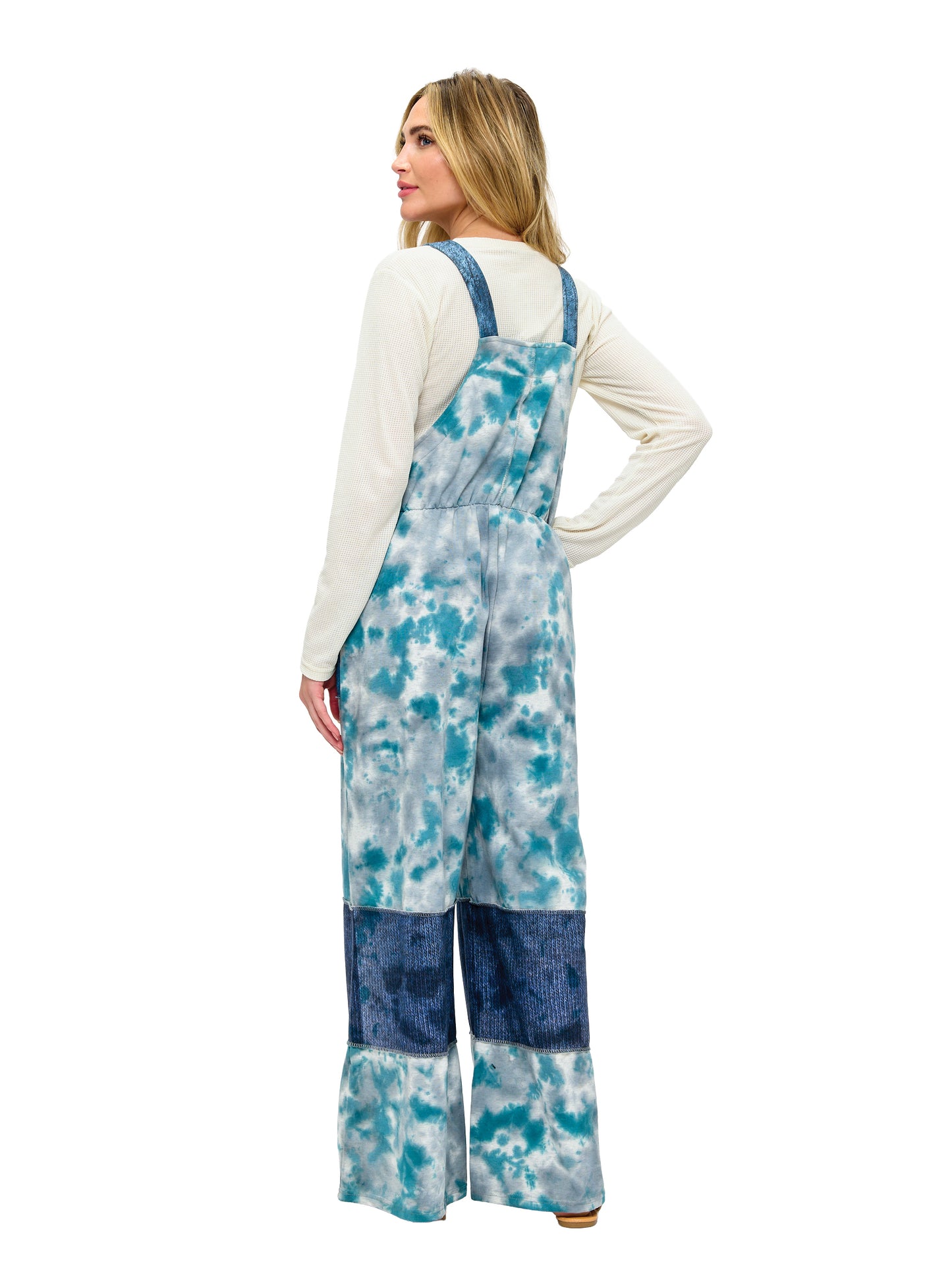 Overall Tie Dye Patchwork