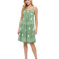 Embroidered Ruffled Resort Dress