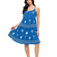 Embroidered Ruffled Resort Dress