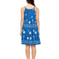 Embroidered Ruffled Resort Dress