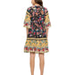 Boho Floral Bloom Ruffled Dress