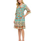 Boho Floral Bloom Ruffled Dress